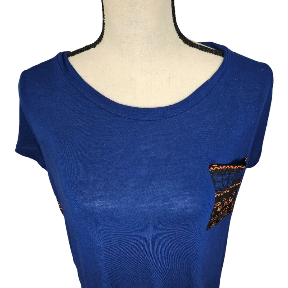 American Dream Navy Shirt with Elephant Print - Picture 3 of 8
